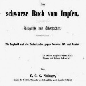 Deckblatt Das Schwarze Buch vom Impfen Nittinger